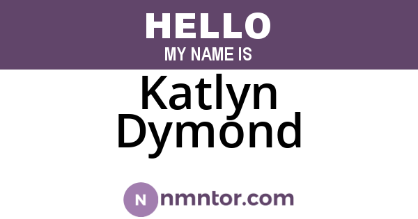 Katlyn Dymond