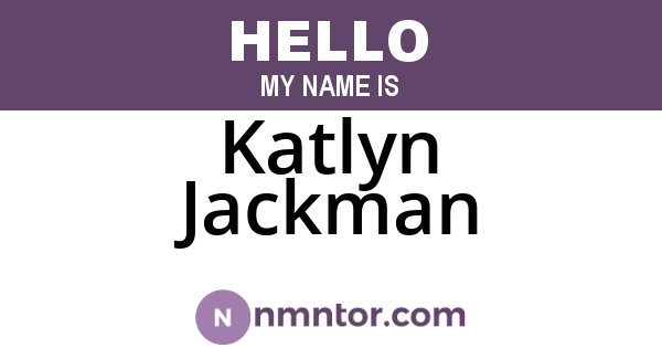 Katlyn Jackman