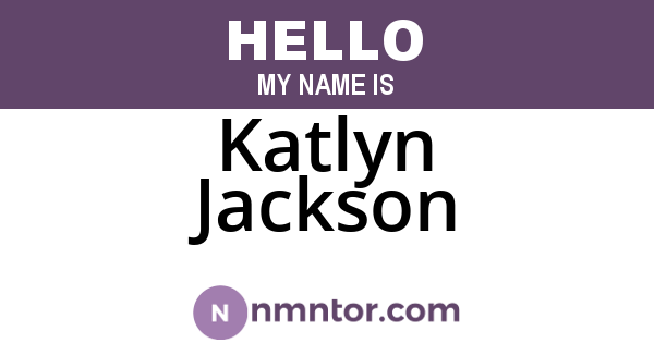 Katlyn Jackson