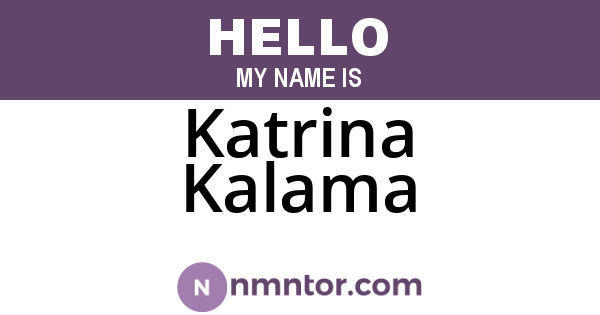 Katrina Kalama