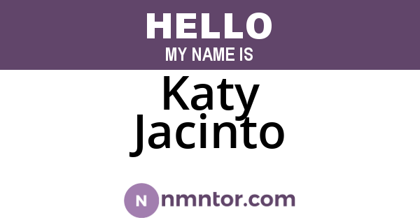 Katy Jacinto
