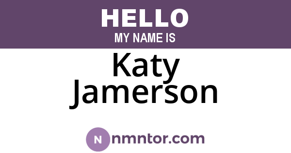 Katy Jamerson