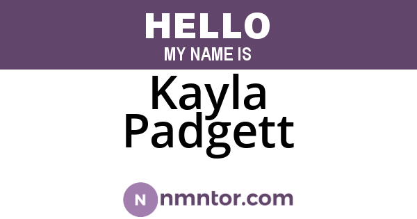 Kayla Padgett