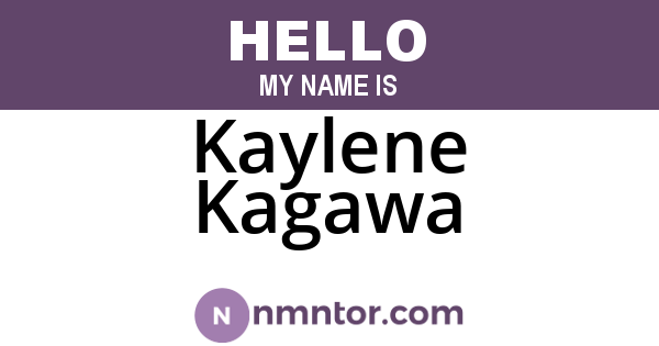 Kaylene Kagawa