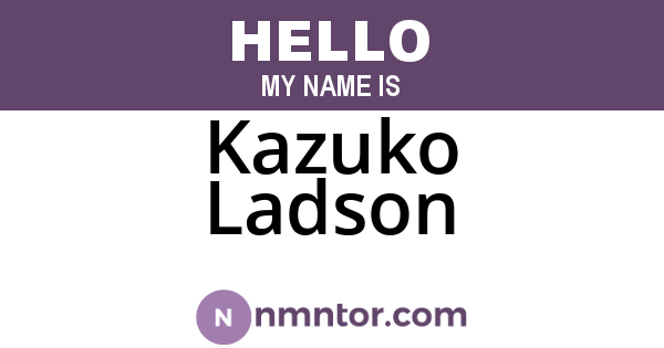 Kazuko Ladson