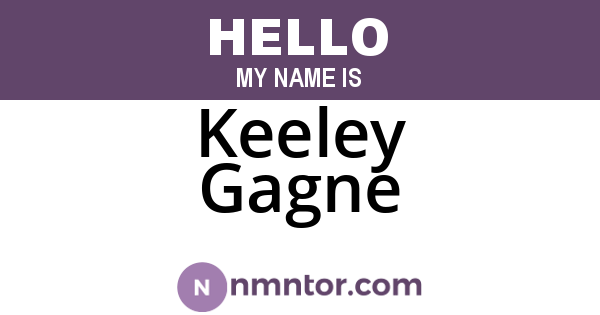 Keeley Gagne