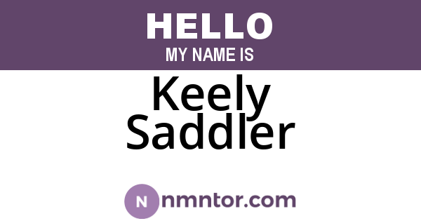 Keely Saddler