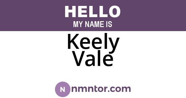 Keely Vale