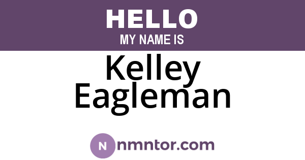 Kelley Eagleman