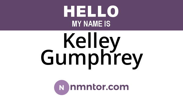 Kelley Gumphrey