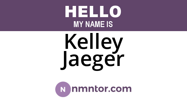 Kelley Jaeger