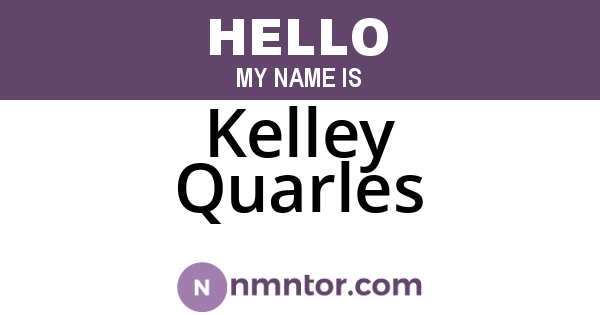 Kelley Quarles