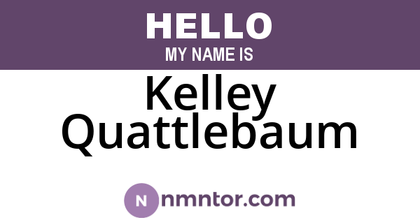 Kelley Quattlebaum