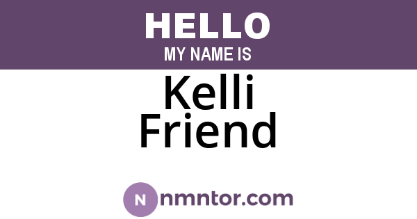 Kelli Friend