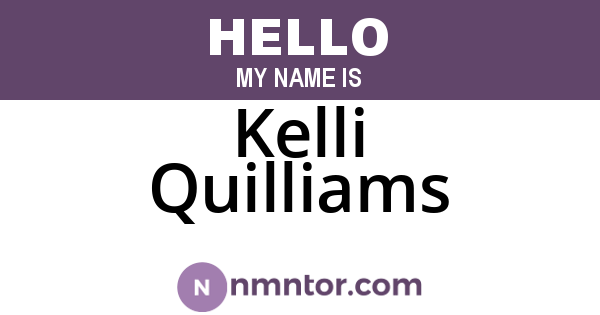 Kelli Quilliams