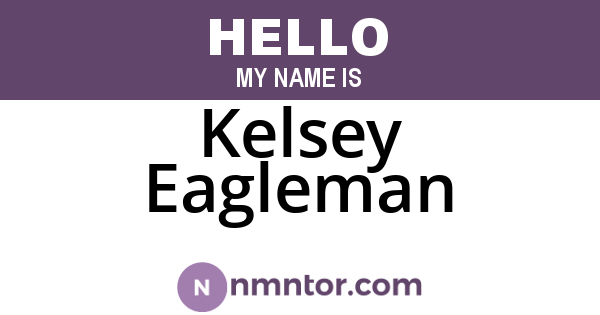 Kelsey Eagleman