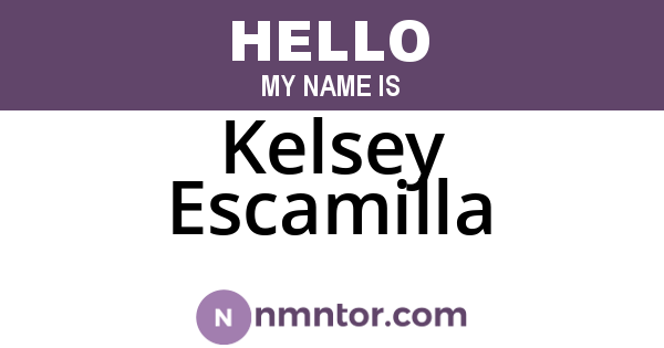 Kelsey Escamilla
