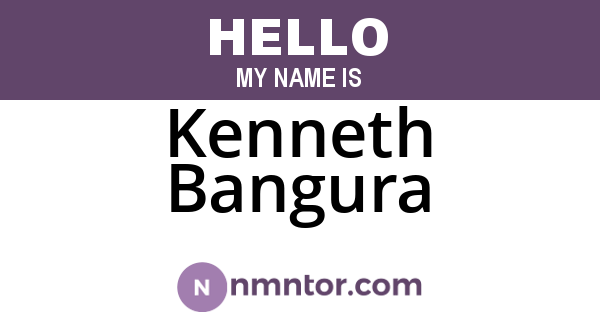 Kenneth Bangura