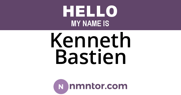 Kenneth Bastien