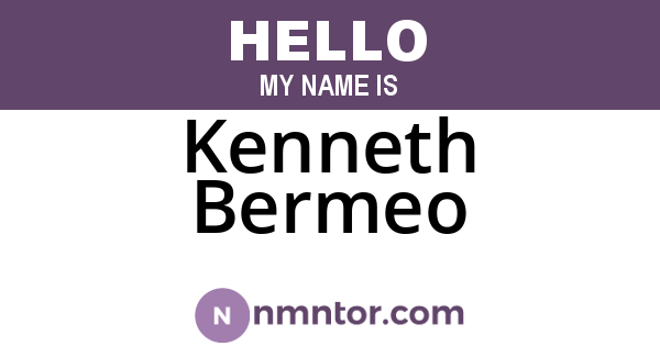 Kenneth Bermeo