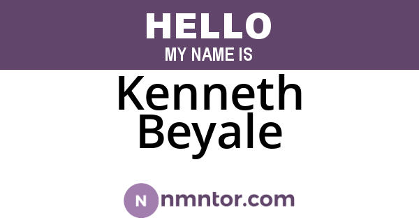 Kenneth Beyale