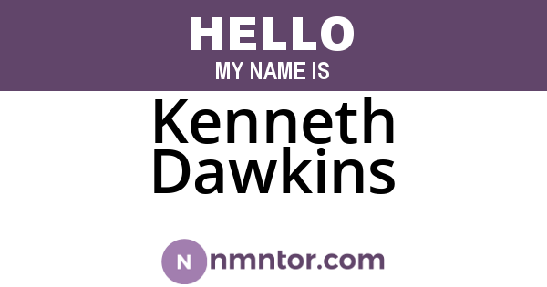 Kenneth Dawkins