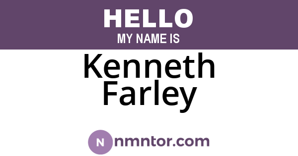 Kenneth Farley