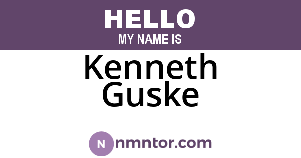 Kenneth Guske