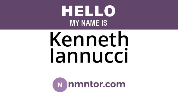 Kenneth Iannucci