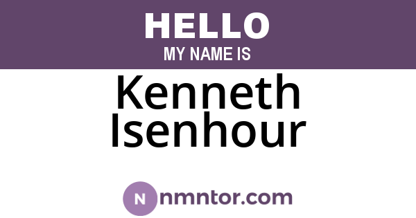 Kenneth Isenhour