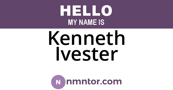 Kenneth Ivester