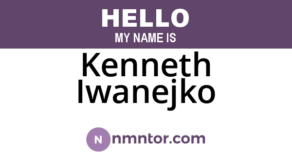 Kenneth Iwanejko