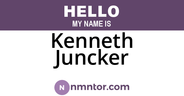 Kenneth Juncker