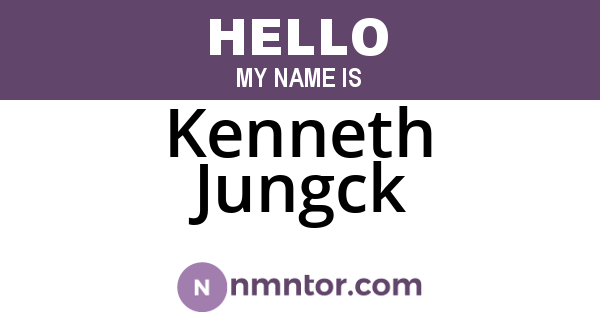 Kenneth Jungck