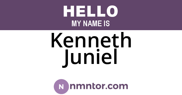 Kenneth Juniel