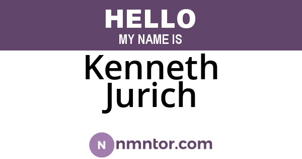 Kenneth Jurich