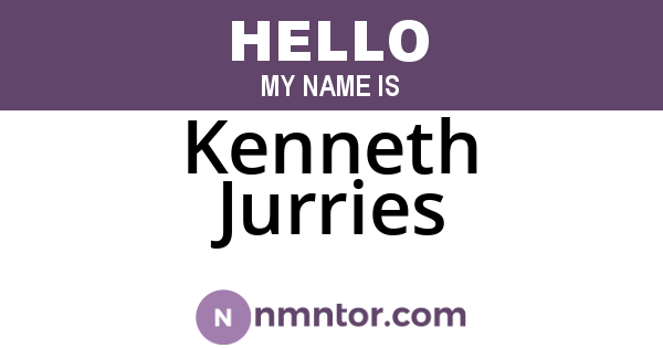 Kenneth Jurries