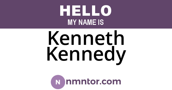 Kenneth Kennedy