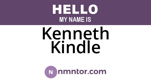 Kenneth Kindle