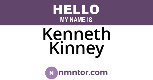 Kenneth Kinney