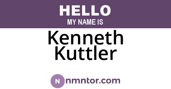 Kenneth Kuttler