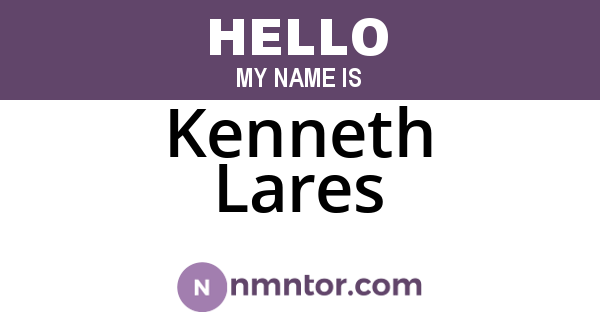 Kenneth Lares