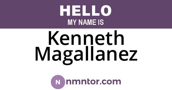 Kenneth Magallanez
