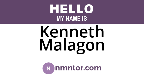 Kenneth Malagon