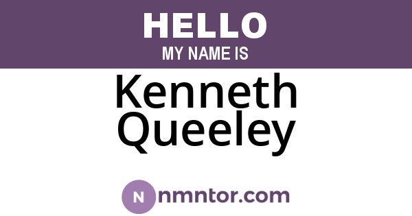 Kenneth Queeley