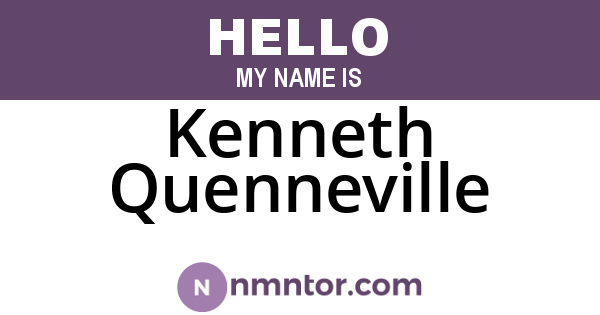 Kenneth Quenneville