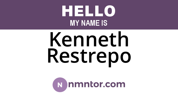 Kenneth Restrepo