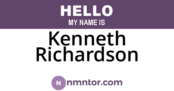 Kenneth Richardson
