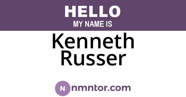 Kenneth Russer
