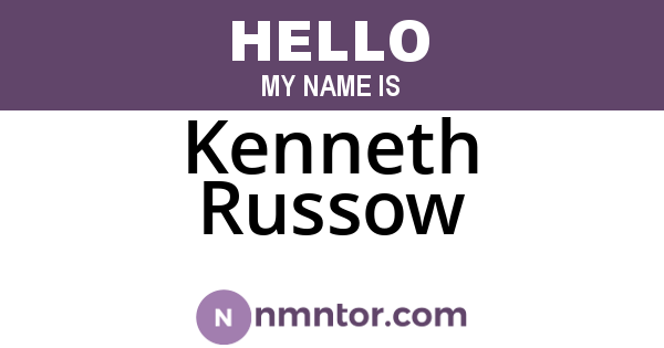 Kenneth Russow
